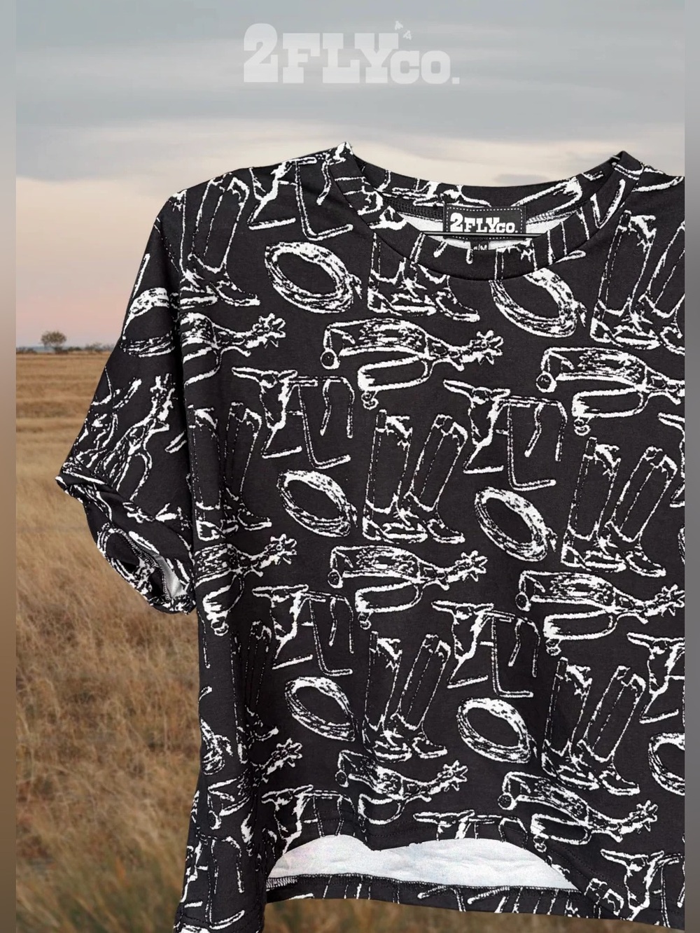 Cowboy Constellations Crop Top